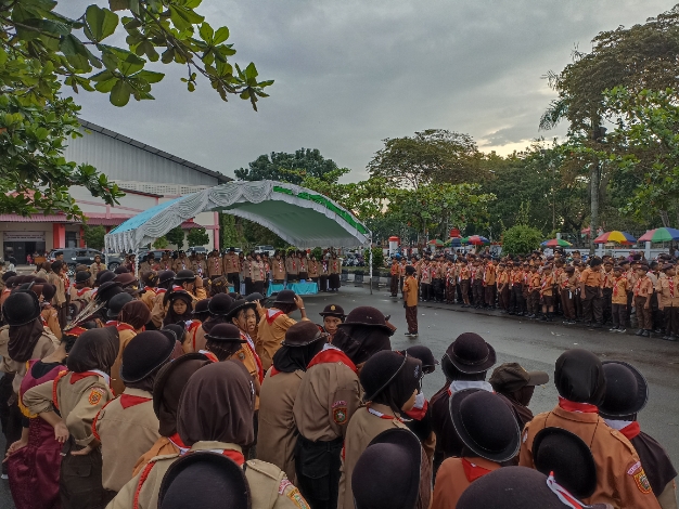 20 Sekolah Meriahkan Perkemahan Pramuka Penggalang se-Kecamatan Baamang