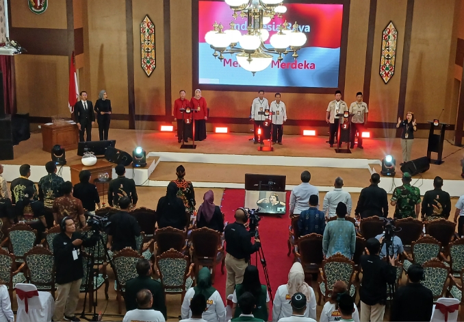 Tiga Pasangan Calon Bupati Katingan Adu Visi Misi di Debat Publik