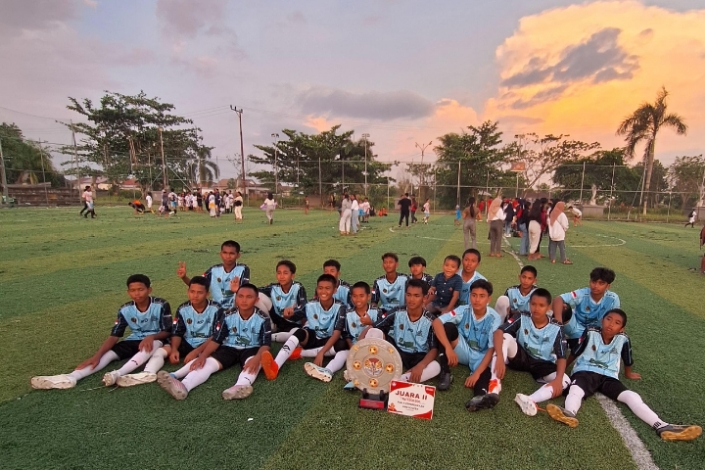 SMP Darul Amin Sampit Raih Juara Dua Liga Kemerdekaan