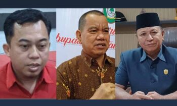 Unsur Pimpinan DPRD Kotawaringin Timur Rimbun, Juliansyah, Rudianur.