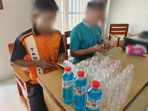 Warga Binaan Lapas Sampit Dibekali Keterampilan Wirausaha, Produksi Sabun Cair Jadi Langkah Awal
