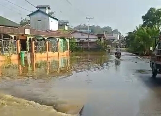 Bencana banjir terjadi di wilayah Kecamatan Katingan Tengah, Kabupaten Katingan beberapa waktu lalu