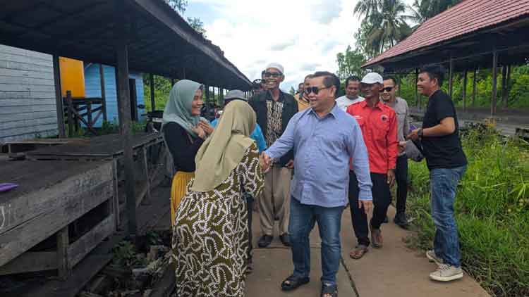 Janji Halikinnor Bangun Infrastruktur di Pulau Hanaut Jadi Harapan Baru bagi Masyarakat