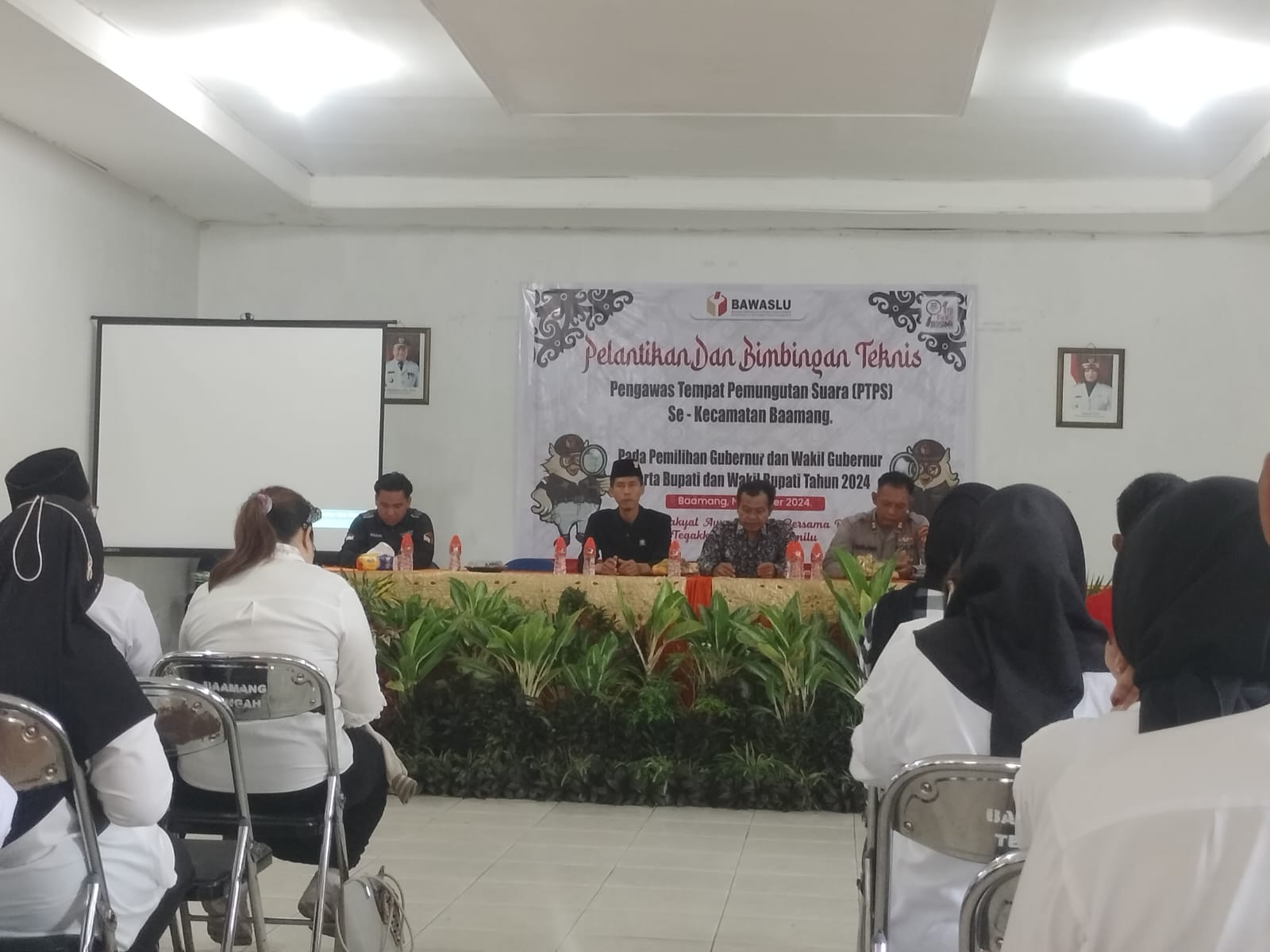 Hampir Seratus PTPS di Kecamatan Baamang Resmi Dilantik