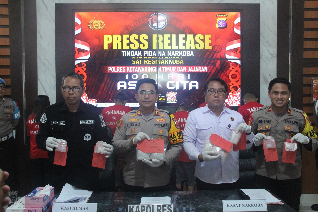 Polsek Mentaya Hulu Tangkap Janda Licin Penyuplai Sabu untuk Garong Sawit