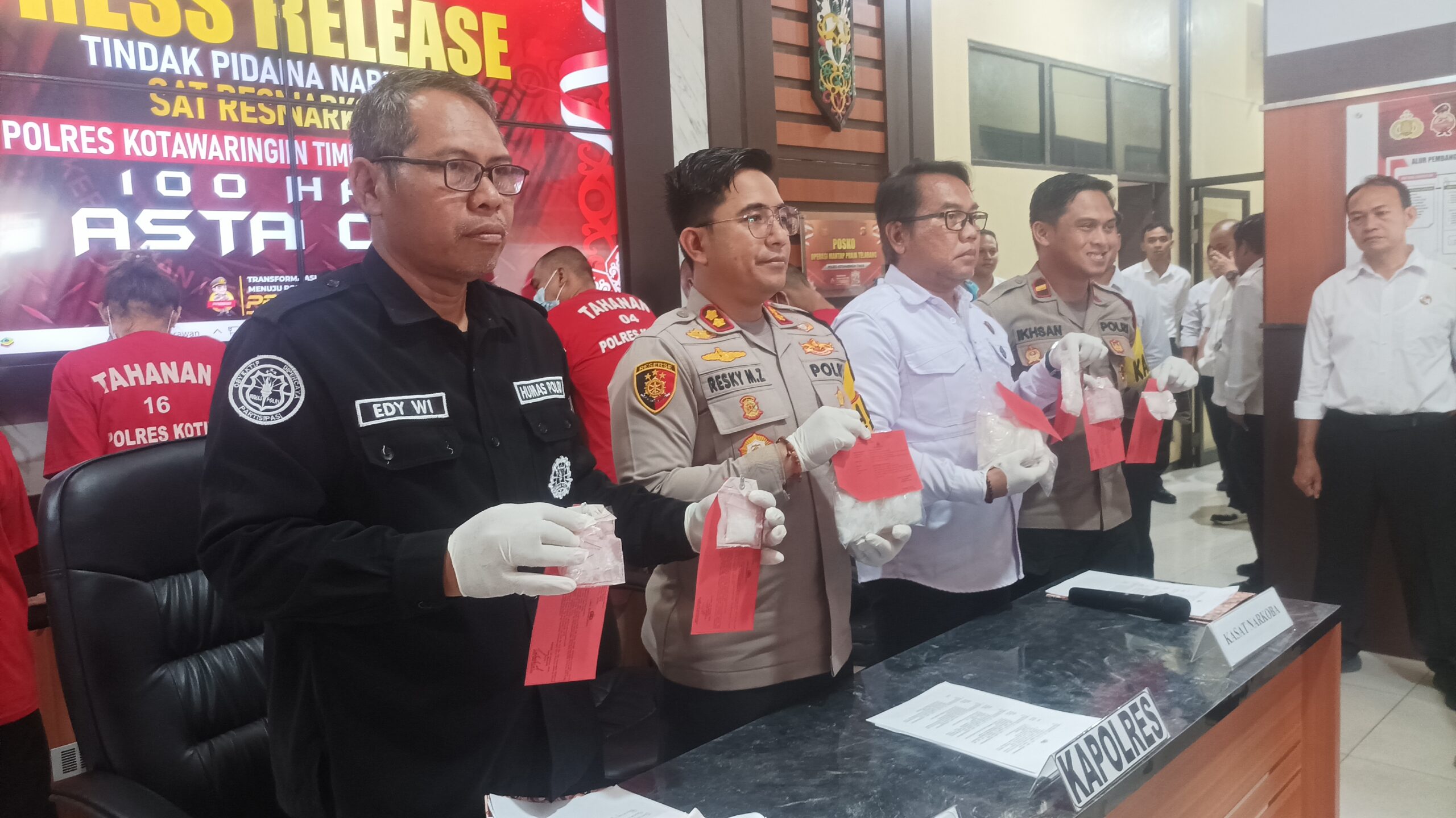 Tersangka Narkoba Mengaku Sabu Dijual untuk Doping Para Pencuri Sawit