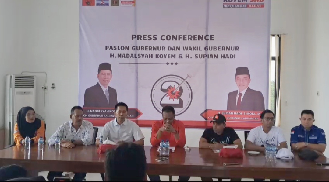 Menang Pilkada Kalteng Versi Hitungan Cepat, Koyem-SHD Deklarasikan Kemenangan di Palangka Raya