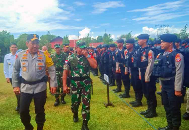Polda Kalteng Lepas 5.200 Personel Pengamanan TPS