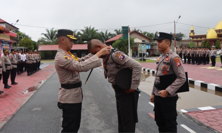 Polres Katingan Terima 27 Siswa Latja, Ini Pesan Kapolres