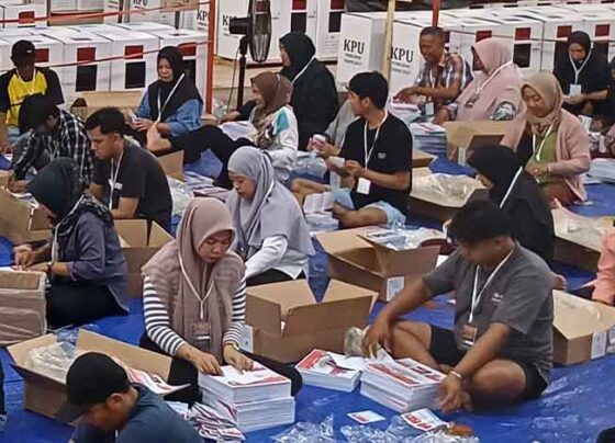 Logistik Pilkada disimpan di Gudang KPU Kotim.