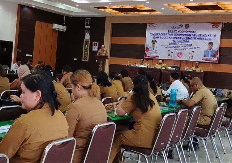 DPPAPPKB Katingan Gelar Rakor Percepatan Penurunan Stunting
