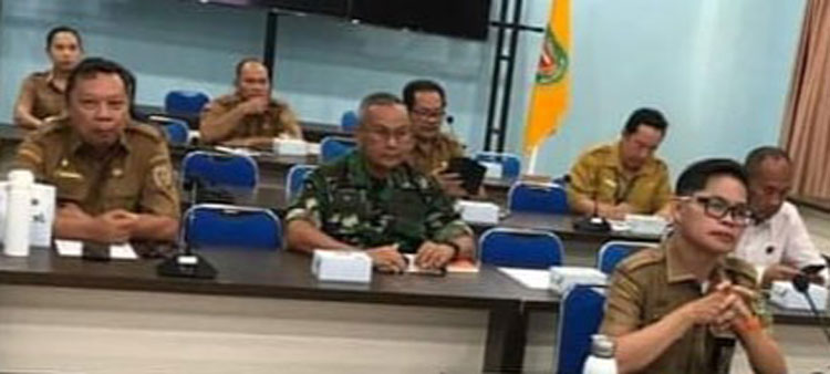 Asisten II Setda Katingan Hadiri Rapat Pengendalian Inflasi