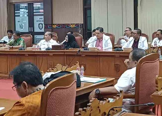 RDP Komisi III DPRD Kotim dengan manajemen RSUD dr Murjani Sampit, Rabu, 6 November 2024.