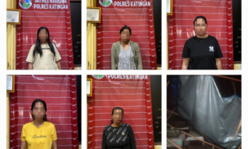 Sebanyak lima emak emak di Kecamatan Katingan Tengah, Kabupaten Katingan diamankan pihak Polres Katingan, karena diduga sebagai pengedar narkotika jenis sabu.