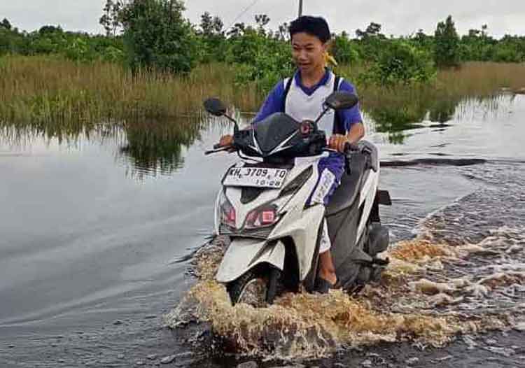 Wilayah Katimpun Mulai Tergenang Air
