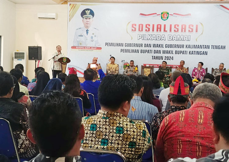 Kesbangpol Katingan Gencarkan Sosialisasi Pilkada Damai