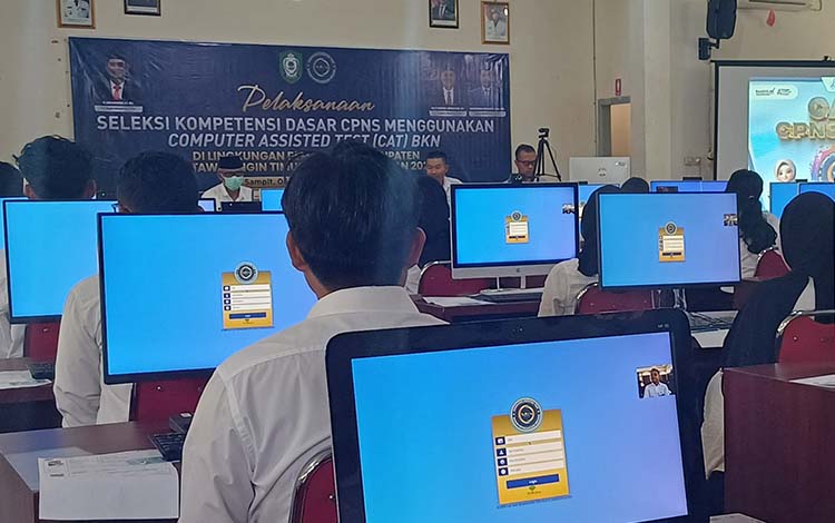 Selalu Ada Peserta Absen di Setiap Sesi Tes SKD CPNS Kotim