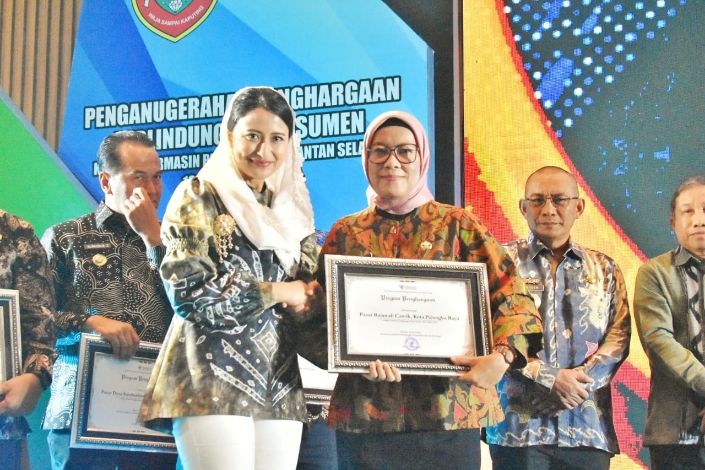 Pemko Palangka Raya Raih Anugerah Pasar Tertib Ukur dari Kementerian Perdagangan