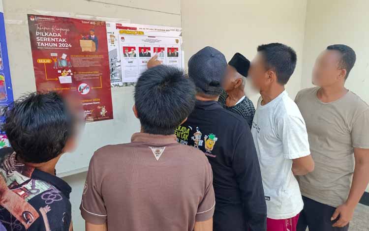 Lapas Sampit Pasang Foto dan Visi Misi Calon Gubernur untuk Sosialisasi Pilkada Bagi Warga Binaan