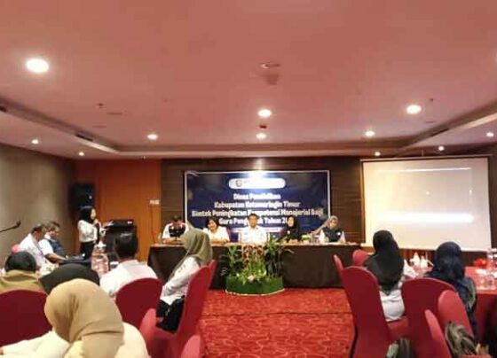 Bimbingan Teknis Peningkatan Kemampuan Manajerial bagi Guru Penggerak di Kabupaten Kotawaringin Timur 2024.