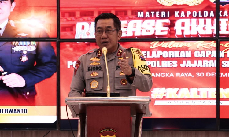 Rilis Akhir Tahun 2024 Polda Kalteng: Kejahatan Naik 3,3 Persen, Kasus Laka Lantas Menurun