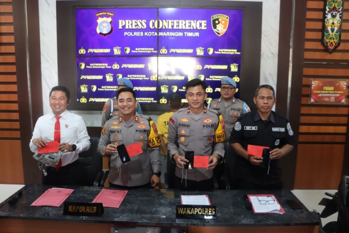 Polisi Ringkus Pelaku Begal di Jalan Nanas IV Sampit, Barang Bukti Masih Utuh