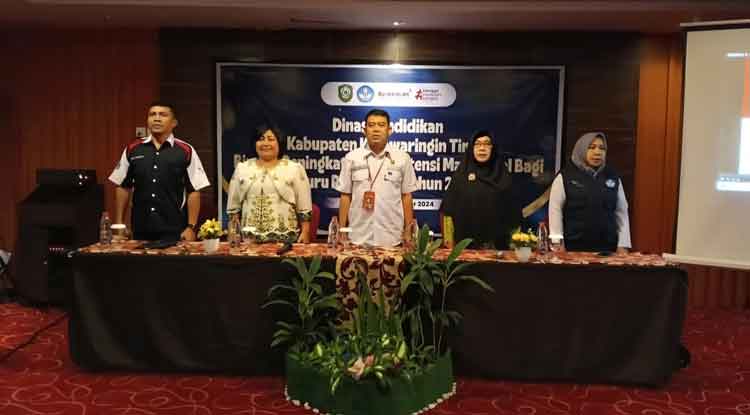 Disdik Kotim Inisiatif Laksanakan Kegiatan Pelatihan Guru Secara Tatap Muka