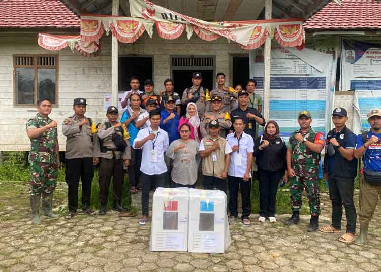 Camat Marikit Apresiasi Pelaksanaan PSU di Tumbang Tundu Berjalan Aman dan Lancar