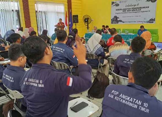 Pertemuan guru penggerak di Kabupaten Kotawaringin Timur.