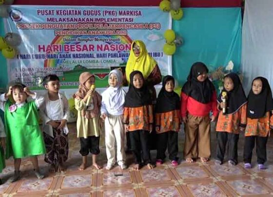 Projek Penguatan Profil Pelajar Pancasila Pendidikan Anak Usia Dini Pusat Kegiatan Gugus Markisa Kotim.