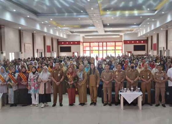 Rapat koordinasi dan evaluasi transisi PAUD SD yang menyenangkan tahun 2024 di Kotim.