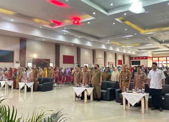Sebuah acara yang mempertemukaan guru PAUD se Kabupaten Kotawaringin Timur belum lama ini.