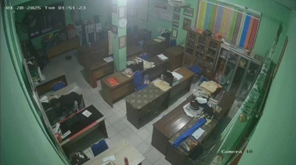 Pencuri Bobol SD Islam Terpadu Baiturrahim, Kotak Amal Masjid Jadi Sasaran