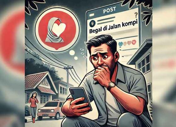 Ilustrasi hoaks pembegalan di Sampit.