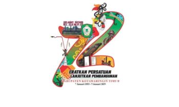 Logo Hari Ulang Tahun ke 72 Kabupaten Kotawaringin Timur