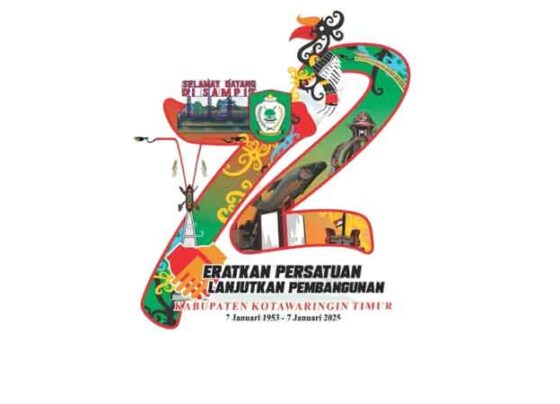 Logo Hari Ulang Tahun ke 72 Kabupaten Kotawaringin Timur