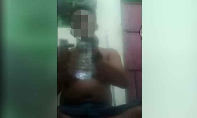 Video Pria Sampit Sedang Konsumsi Barang Haram Hebohkan Facebook