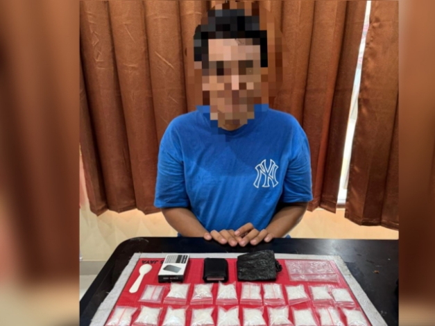 Pengedar Narkoba di Palangka Raya Simpan Sabu di Kotak Bekas Jam Tangan