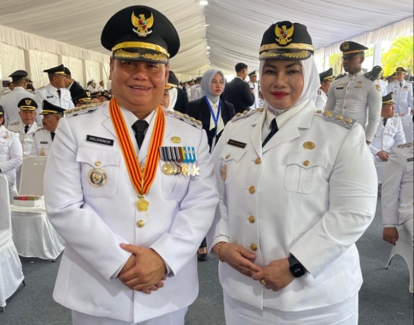 Dilantik di Istana Negara, Halikinnor-Irawati Janji Lanjutkan Pembangunan Kotim