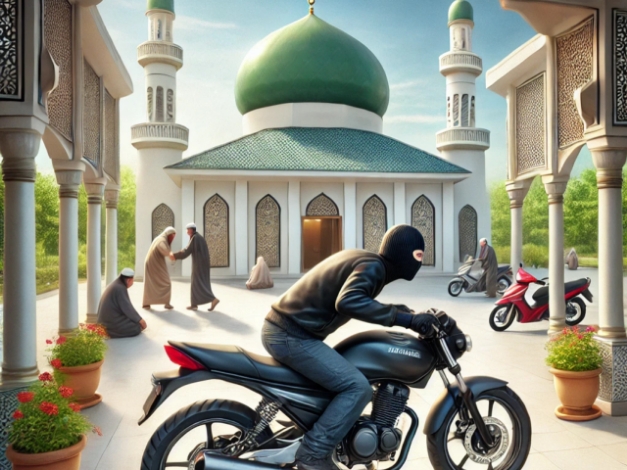 Tega! Motor Imam Masjid Wahyu Al-Hadi Dicuri saat Salat