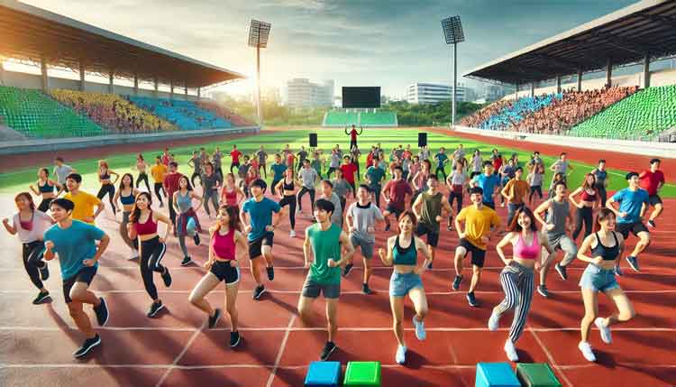 Minggu Pagi Lebih Bugar! Dispora Kotim Gelar Senam Sehat Gratis