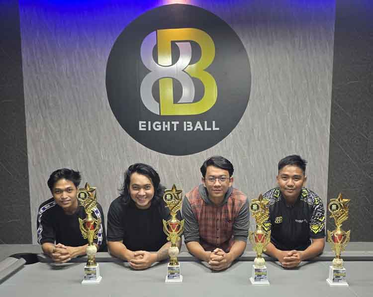 96 Pemain Pemula Adu Skill di Turnamen Biliar Sampit