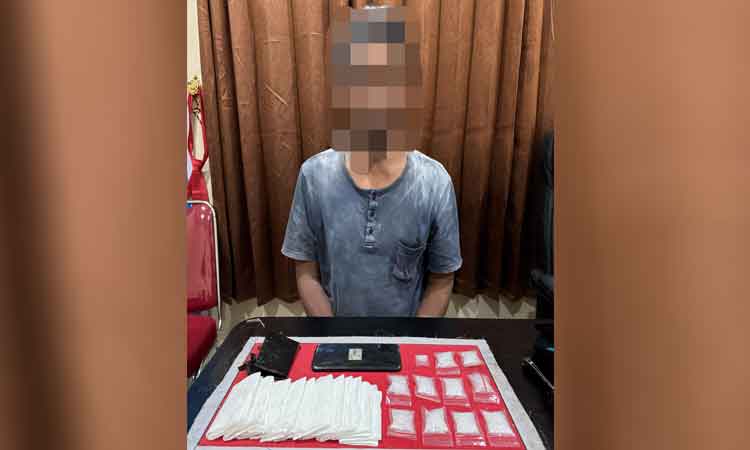 Polresta Palangka Raya Tangkap Kurir Narkoba dengan 11 Paket Sabu