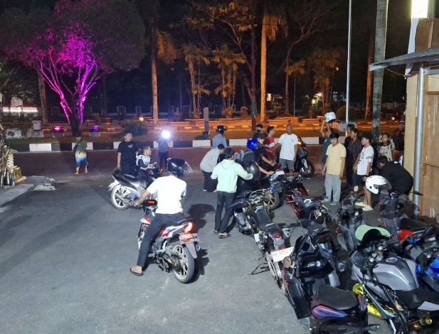 30 Unit Motor di Palangka Raya Terjaring Razia Balap Liar