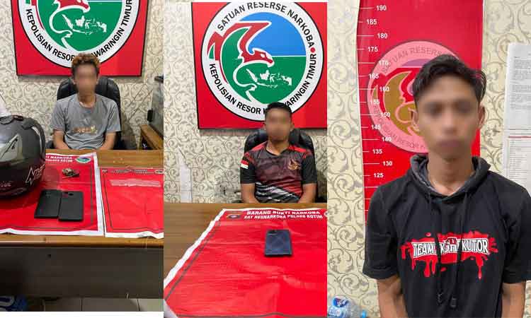 Tiga Karyawan Perkebunan Sawit di Kotim Ditangkap karena Edarkan Sabu