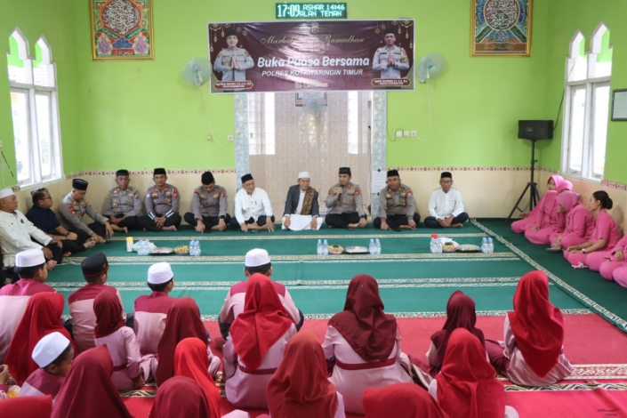 Kapolres Kotim Buka Puasa Bersama di Panti Asuhan Bahagia, Pesannya Begitu Menginspirasi