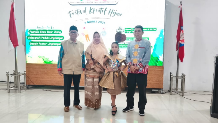 Busana Daur Ulang Bertajuk ‘Svara Bumi’ Bawa Nafisa ke Puncak Kemenangan