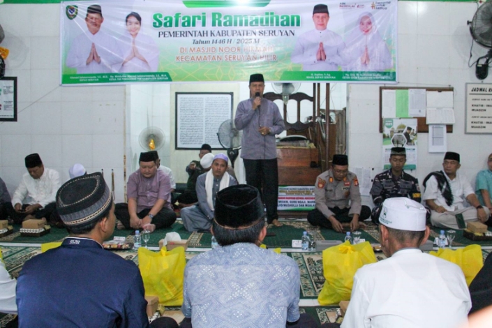 Safari Ramadan di Masjid Noor Hikmah, Pemkab Seruyan Pererat Silaturahmi dengan Masyarakat
