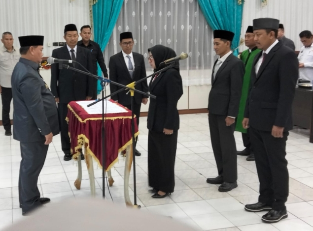 Bupati Kotim Lantik Tiga Pejabat Baru RSUD dr Murjani, Dorong Layanan Kesehatan Lebih Baik