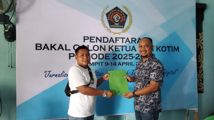 Tiga Nama Ambil Formulir Pendaftaran Bakal Calon Ketua PWI Kotim